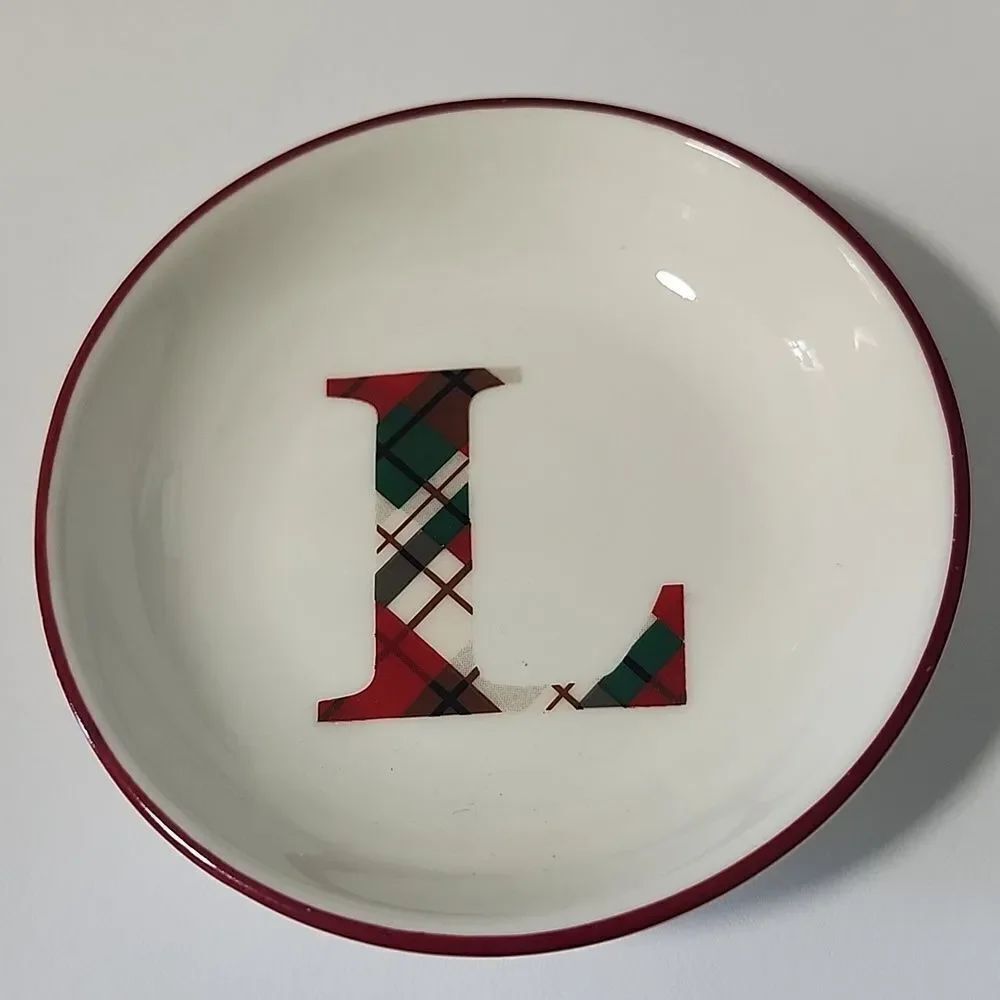 Trinket Bowl With L initial